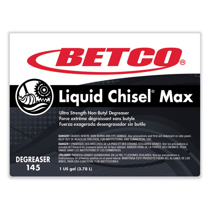 Liquid Chisel Max Non-Butyl Degreaser, 1 gal Bottle, 4/Carton