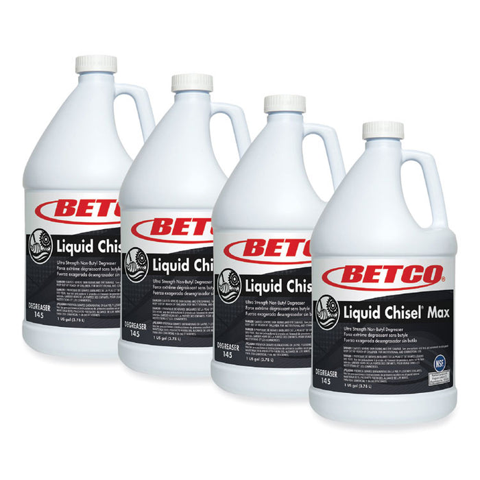 Liquid Chisel Max Non-Butyl Degreaser, 1 gal Bottle, 4/Carton