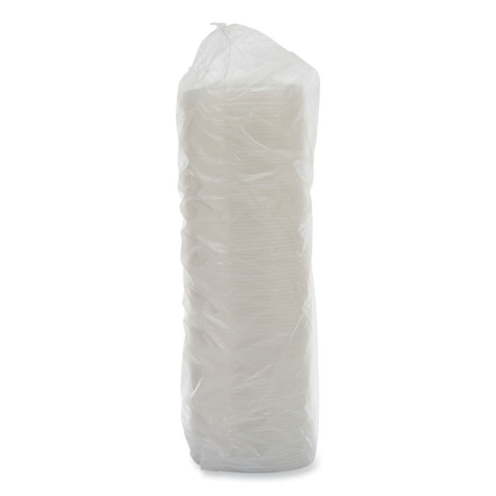 Dome Lids for Foam Cups and Containers, Vented, Fits 5 oz to 32 oz Cups/Containers, Plastic, Translucent, 1,000/Carton