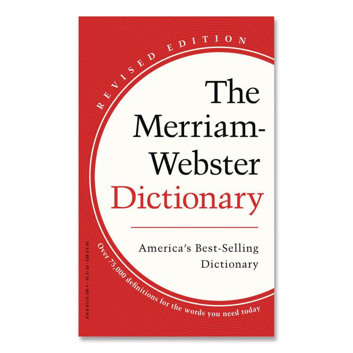 Merriam-Webster Dictionary, Revised Edition, Paperback, 960 Pages