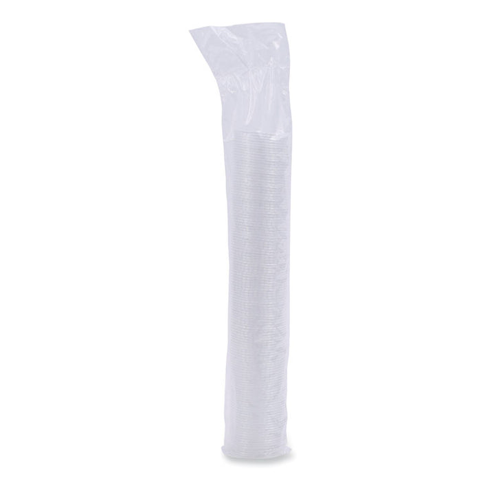 Souffle/Portion Cup Lids, Fits 1.5 oz and 2 oz Portion Cups, Plastic, Clear, 2,500/Carton