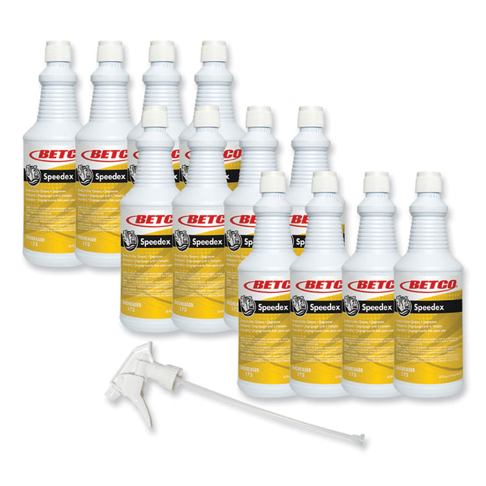 Speedex Degreaser, 32 oz Spray Bottle, 12/Carton