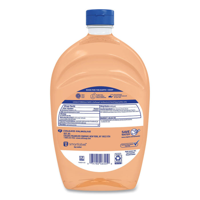 Antibacterial Liquid Hand Soap Refill, Fresh Scent, Orange, 50 oz