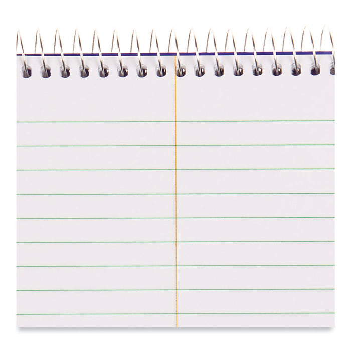 High-Capacity Steno Pad, Blue Cover, Medium/College Rule, (180) White 6 x 9 Sheets