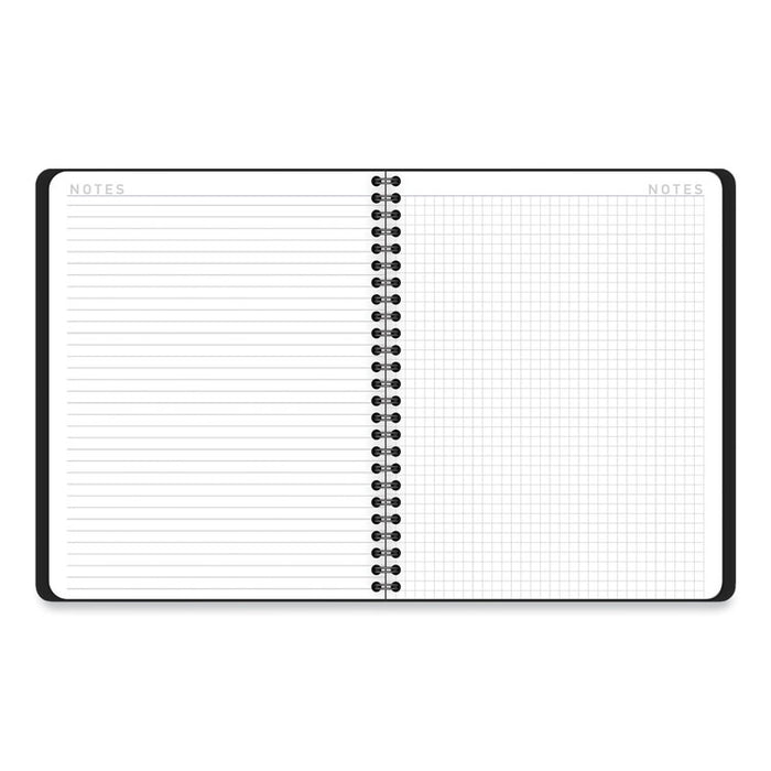 Contempo Lite Academic Year Weekly/Monthly Planner, 8.75 x 7.87, Black Cover, 12-Month (July to June): 2025 to 2026