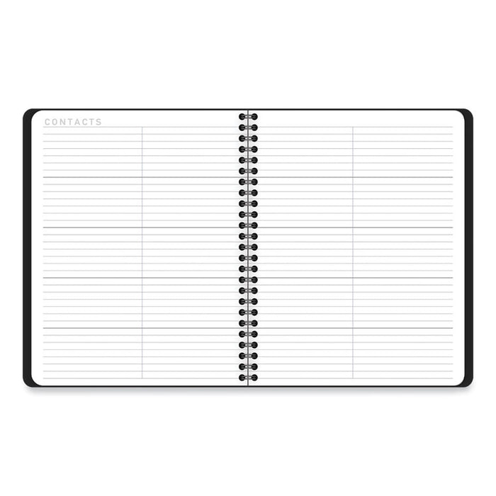 Contempo Lite Academic Year Weekly/Monthly Planner, 8.75 x 7.87, Black Cover, 12-Month (July to June): 2025 to 2026
