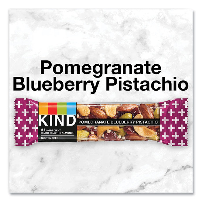 Plus Nutrition Boost Bar, Pom. Blueberry Pistachio/Antioxidants, 1.4 oz Bar, 12/Box