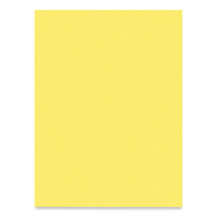 SunWorks Construction Paper, 50 lb Text Weight, 9 x 12, Yellow, 50/Pack