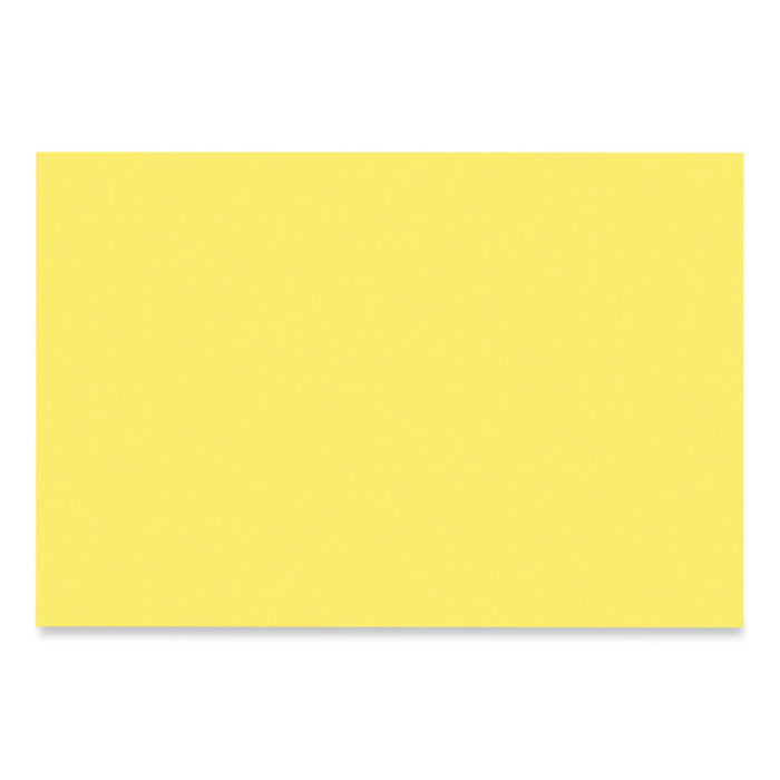 SunWorks Construction Paper, 50 lb Text Weight, 12 x 18, Yellow, 50/Pack