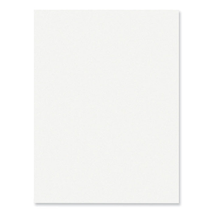 SunWorks Construction Paper, 50 lb Text Weight, 9 x 12, White, 50/Pack