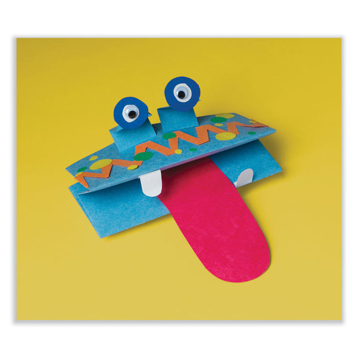 SunWorks Construction Paper, 50 lb Text Weight, 12 x 18, Blue, 50/Pack
