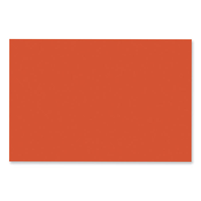 SunWorks Construction Paper, 50 lb Text Weight, 12 x 18, Orange, 50/Pack