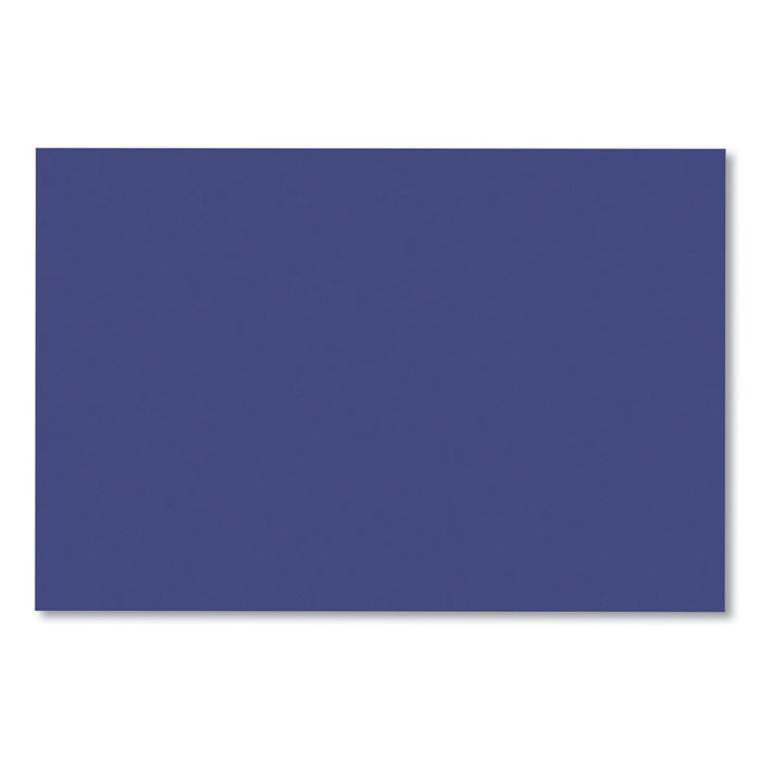 SunWorks Construction Paper, 50 lb Text Weight, 12 x 18, Blue, 50/Pack