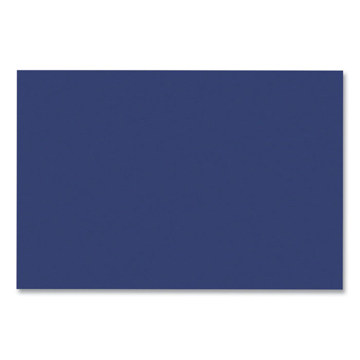 SunWorks Construction Paper, 50 lb Text Weight, 12 x 18, Bright Blue, 50/Pack