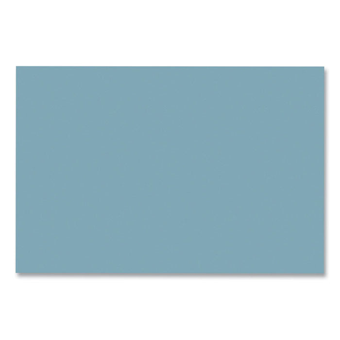 SunWorks Construction Paper, 50 lb Text Weight, 12 x 18, Sky Blue, 50/Pack