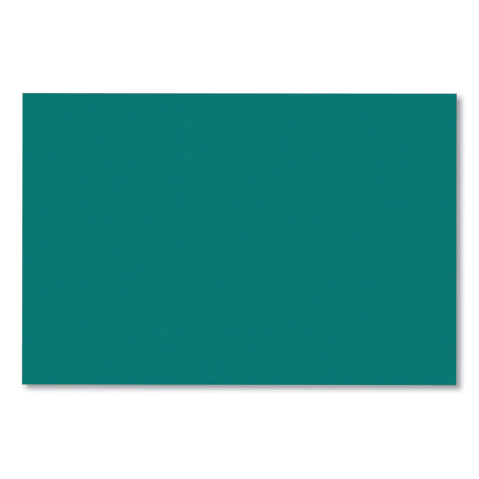 SunWorks Construction Paper, 50 lb Text Weight, 12 x 18, Turquoise, 50/Pack