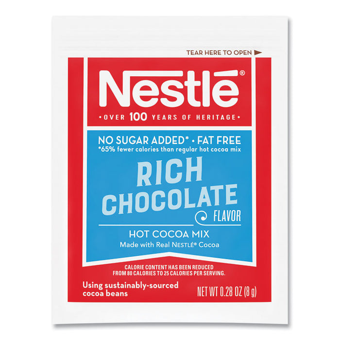 Hot Cocoa Mix, Rich Chocolate, 0.28 oz Packet, 30 Packets/Box, 6 Boxes/Carton