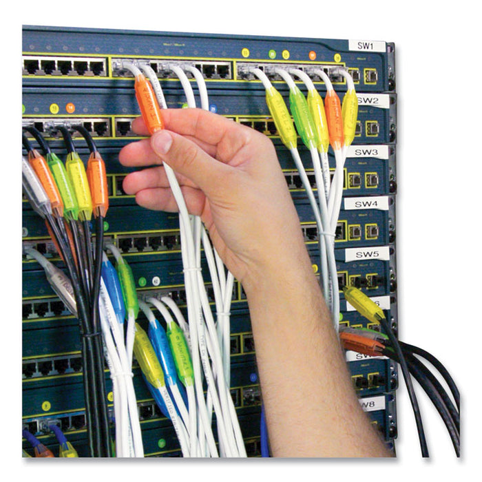 Cord ID PRO, (12) Cable Identifiers, (12) Device Stickers, (12) Customizable Inserts