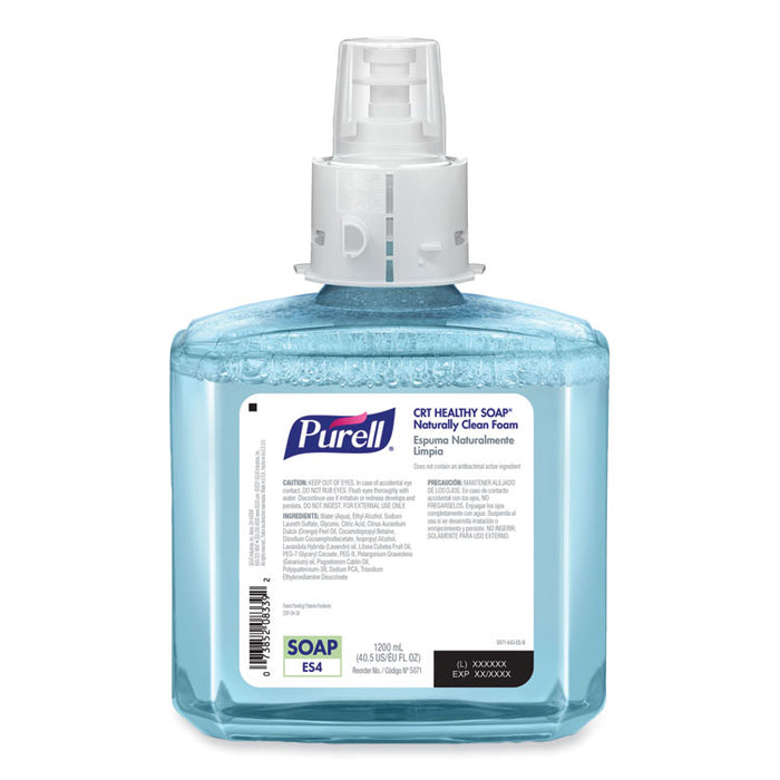CLEAN RELEASE Technology HEALTHY SOAP Naturally Clean Foam Refill, For ES4 Dispensers, Citrus Scent, 1,200 mL, 2/Carton