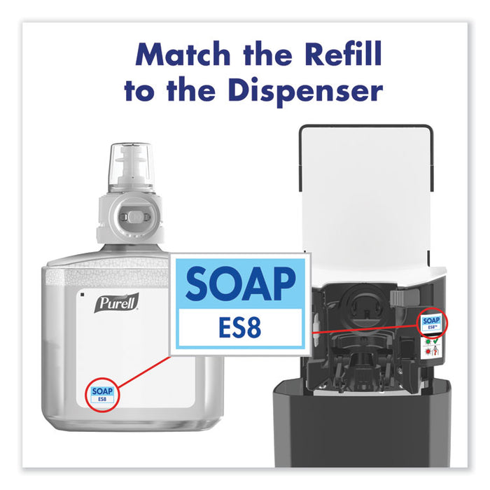 HEALTHY SOAP Gentle and Free Foam Refill, For ES8 Dispensers, Fragrance-Free, 1,200 mL, 2/Carton