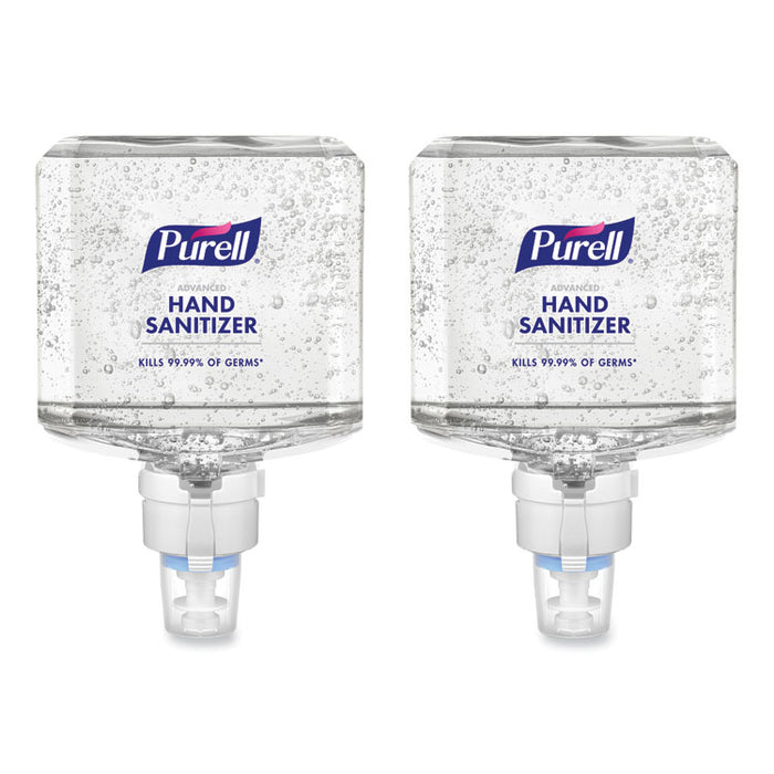 Advanced Hand Sanitizer Foam, For ES8 Dispensers, 1,200 mL Refill, Clean Scent, 2/Carton