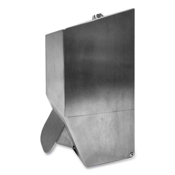 Manual Skincare Dispenser, 1 L, 5.1 x 4.6 x 9.3, Silver
