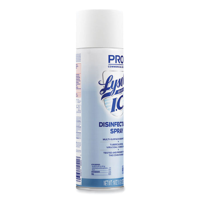 Disinfectant Spray, Original Scent, 19 oz Aerosol Spray, 12/Carton