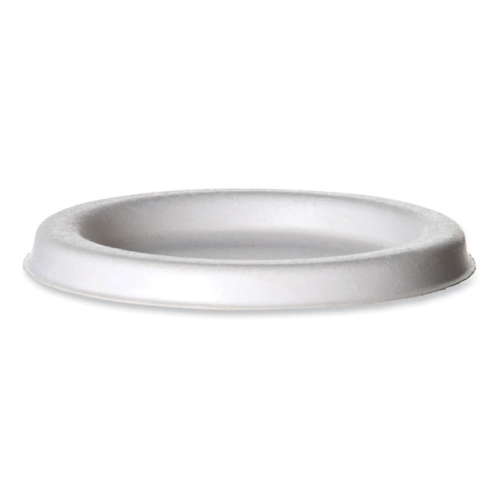Sugarcane Portion Cup Lids, Fits 2 oz Portion Cups, White, 2,500/Carton