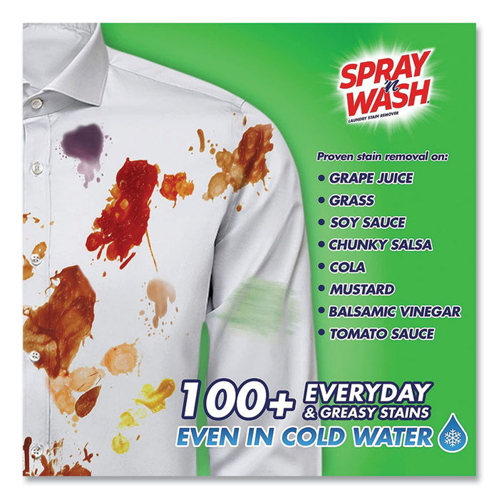 Stain Remover, Unscented, 22 oz Spray Bottle, 12/Carton
