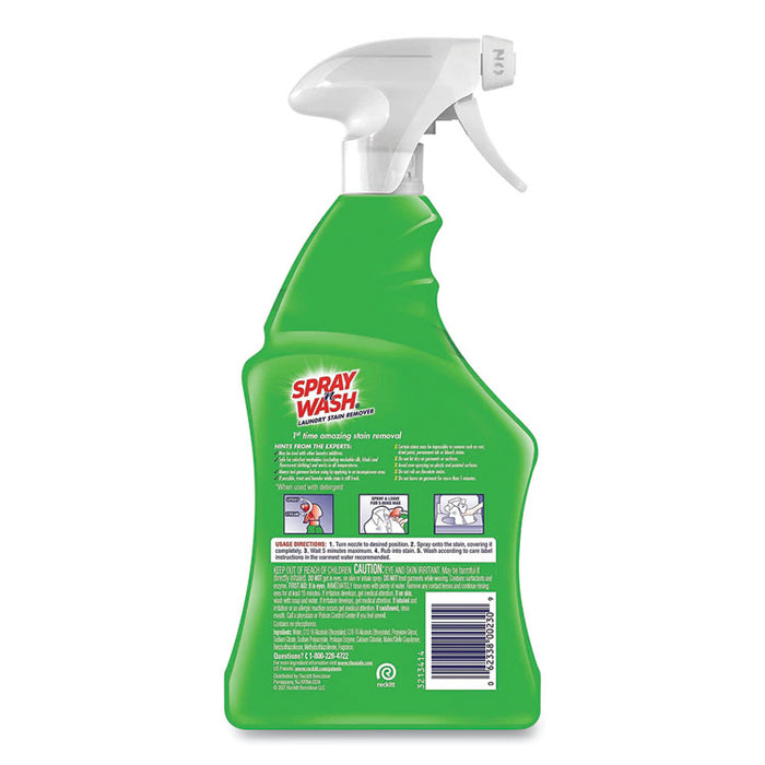Stain Remover, Unscented, 22 oz Spray Bottle, 12/Carton