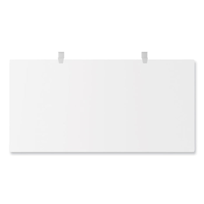 Alera Modern Teacher Series Pedestal Desk, Left-Side Pedestal: Box/Box/File, 60" x 24" x 28.75", White/Silver