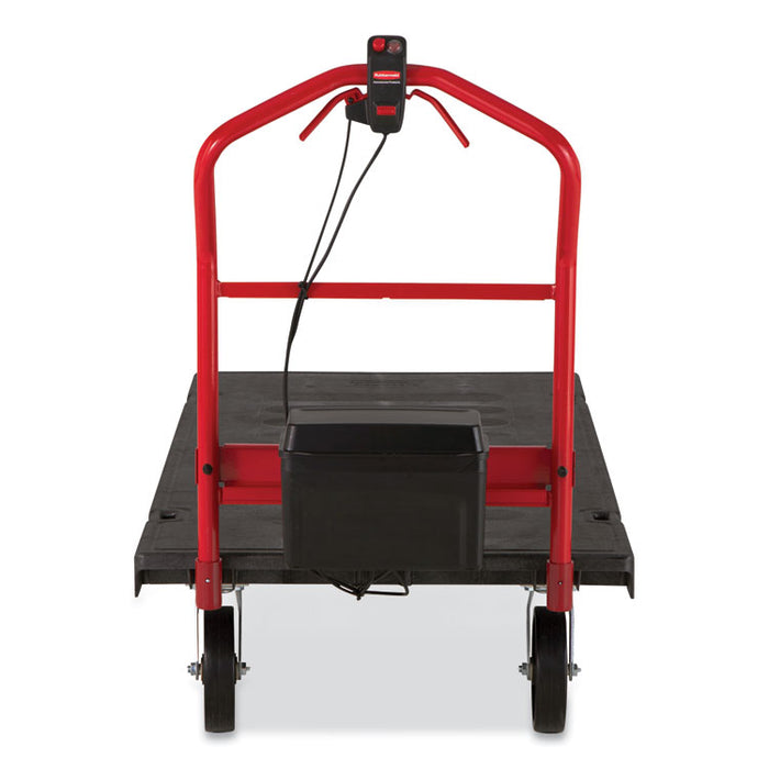 Motorized Kit for 30" x 60" Platform Trucks, Large, DC Motor, 60 V Lithium-Ion Battery, 0.5 mph to 3 mph, Black/Red