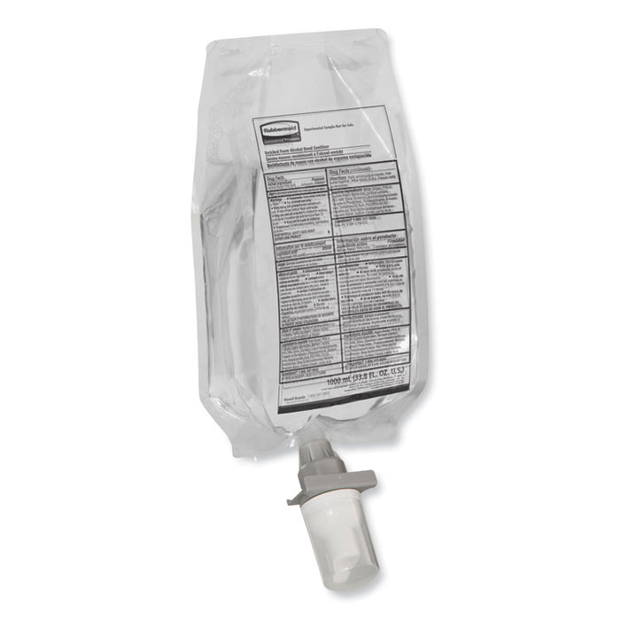 AutoFoam Refill With Alcohol Foam Hand Sanitizer, Clear, 1,000 mL, Fragrance-Free, 4/Carton