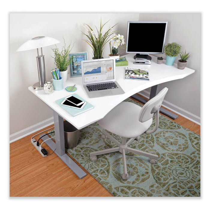 Protect It! Surge Suppressor, 6 AC Outlets, 4 ft. Cord, 790 J, Light Gray