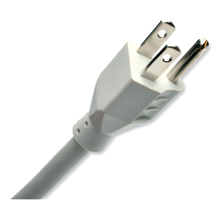 Protect It! Surge Suppressor, 6 AC Outlets, 4 ft. Cord, 790 J, Light Gray