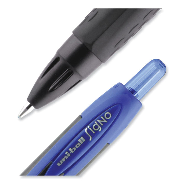307 Gel Pen, Retractable, Medium 0.7 mm, Blue Ink, Blue Barrel, 3/Pack