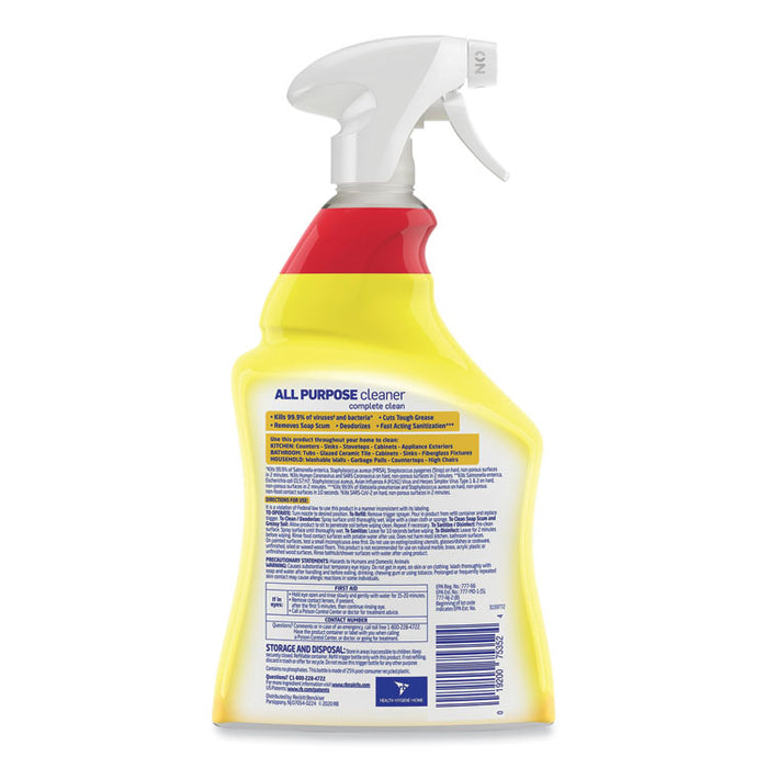 Ready-to-Use All-Purpose Cleaner, Lemon Breeze Scent, 32 oz Spray Bottle