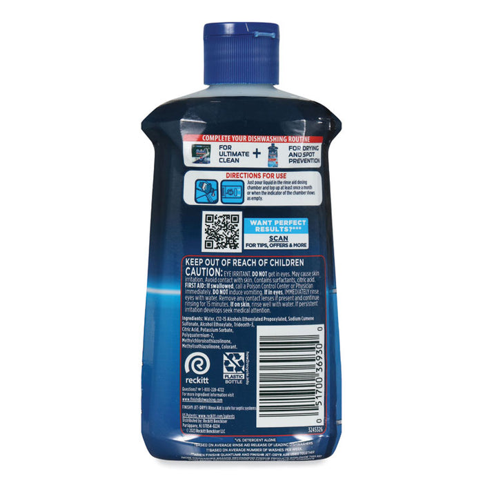 Jet-Dry Rinse Agent, 8.45 oz Bottle, 8/Carton