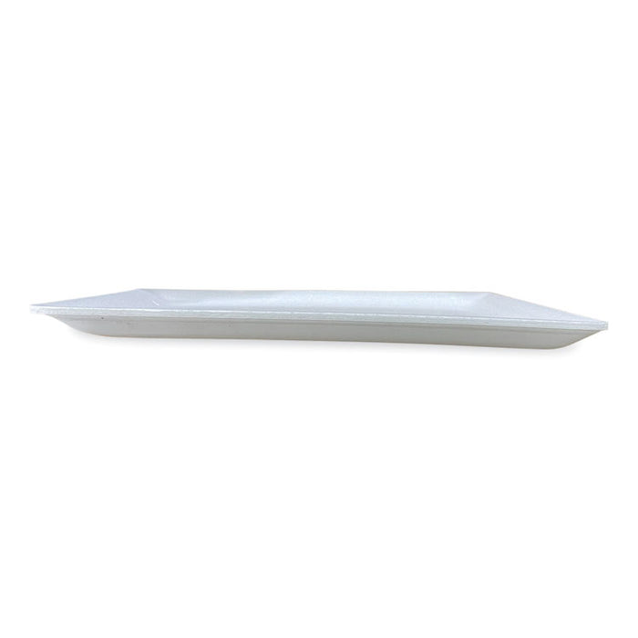 Meat Trays, #9P, 12.25 x 9.25 x 0.62, White, Foam, 200/Carton