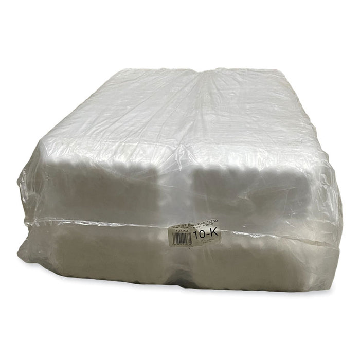 Meat Trays, #10K, 10.75 x 5.95 x 1.87, White, Foam, 250/Carton