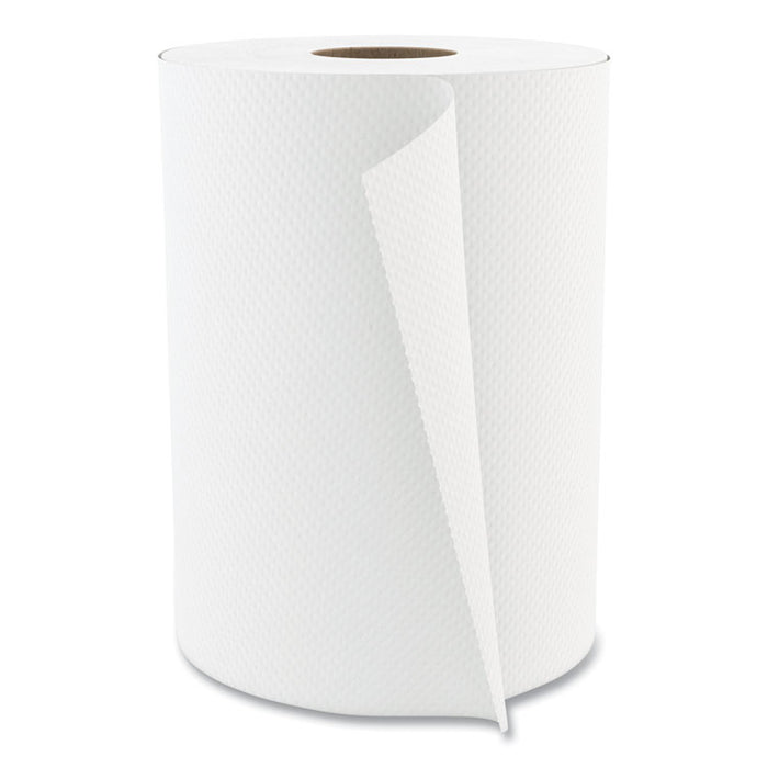 Select Roll Paper Towels, 1-Ply, 7.88" x 350ft, White, 12 Rolls/Carton