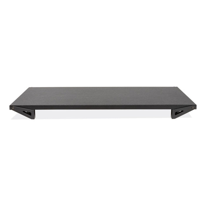 Lo Riser Monitor Stand, For 32" Monitors, 24" x 11" x 2" to 3", Black, Supports 30 lb