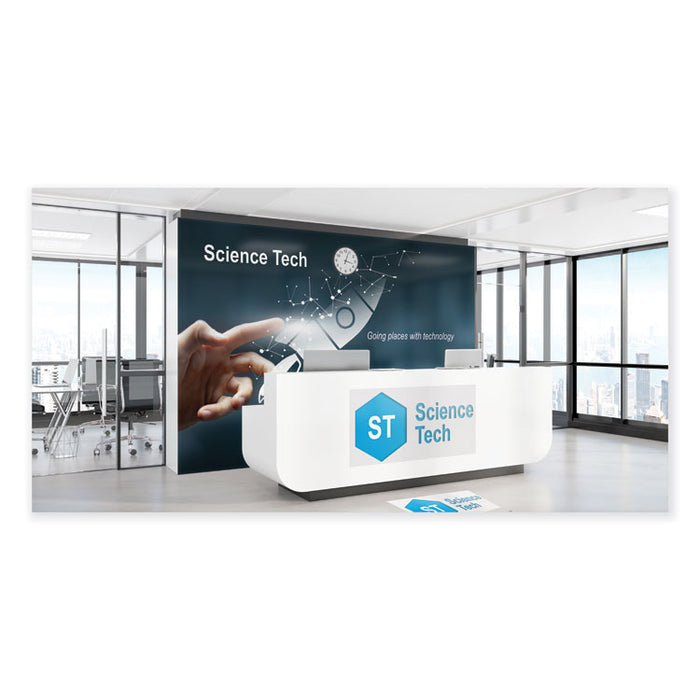 Removable Adhesive Fabric Rolls, 12 mil, 36" x 100 ft, Matte, White