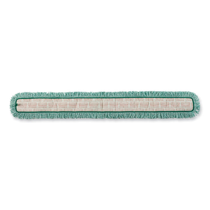 HYGEN Dust Mop Heads With Fringe, Green, 48", Microfiber