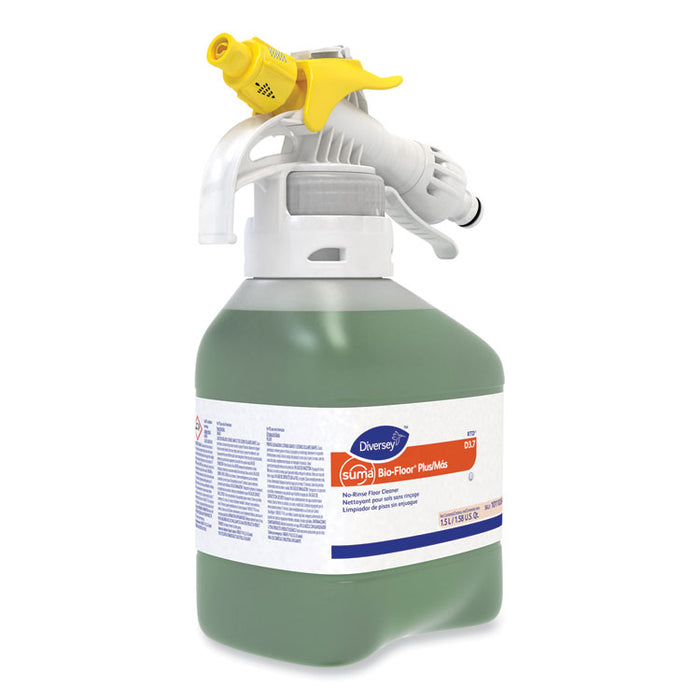 Suma Bio-Floor Cleaner D3.7, Surfactant Scent, 1.5 L Bottle, 2/Carton