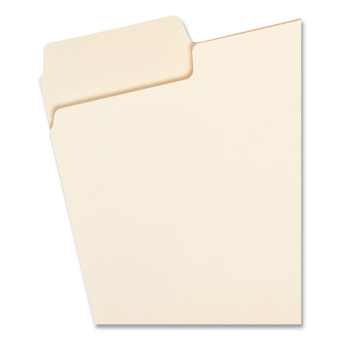Erasable SuperTab File Folders, 1/3-Cut Tabs: Assorted, Letter Size, 0.75" Expansion, Manila, 24/Pack