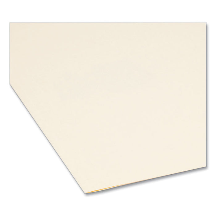 Erasable SuperTab File Folders, 1/3-Cut Tabs: Assorted, Letter Size, 0.75" Expansion, Manila, 24/Pack