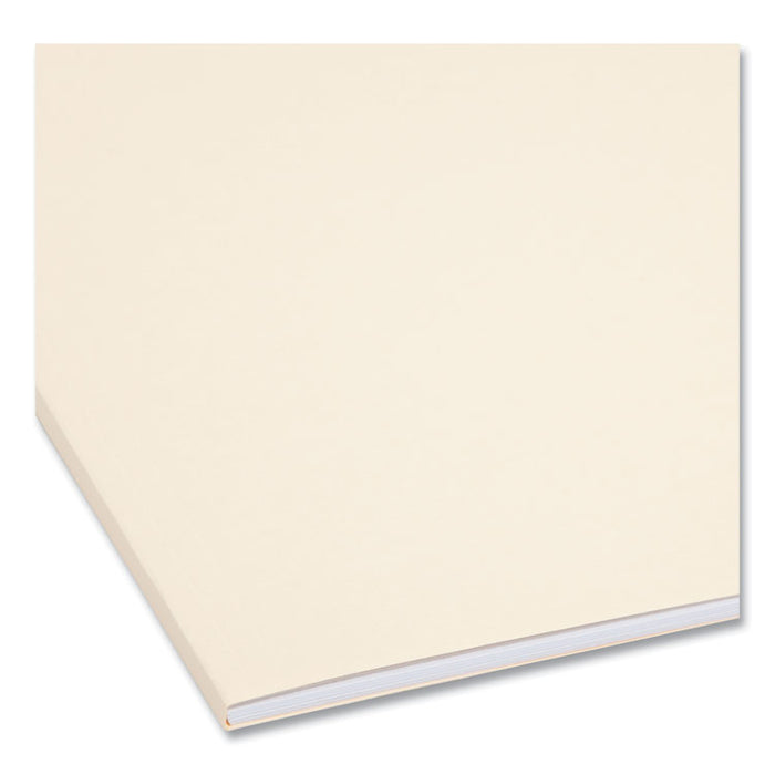Top Tab Fastener Folders, Straight Tab, Expands 0.75", 2 Fasteners, Letter Size, Manila, 50/Box