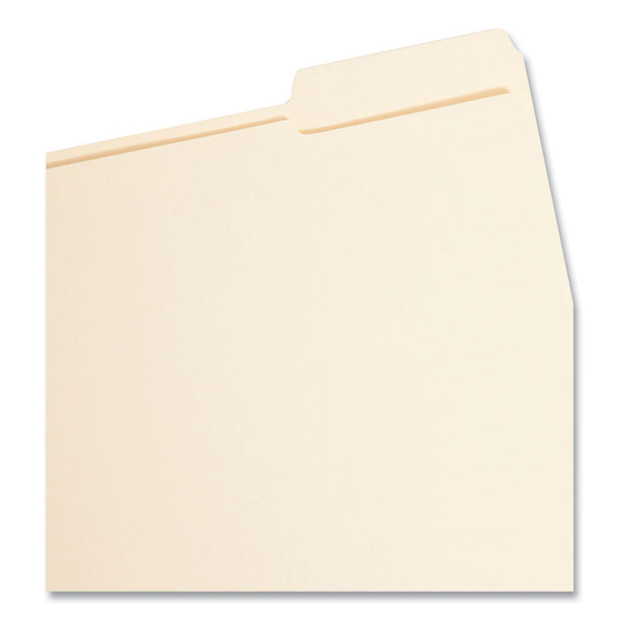 Top Tab Fastener Folders, 1/3-Cut Tab: Right, Expands 0.75", 2 Fasteners, Letter Size, Manila, 50/Box
