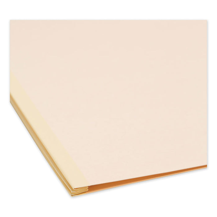 Six-Section Top Tab Classification Folders, 2/5-Cut Tab, Expands 2", 2 Dividers, 6 Fasteners, Legal Size, Manila, 10/Box